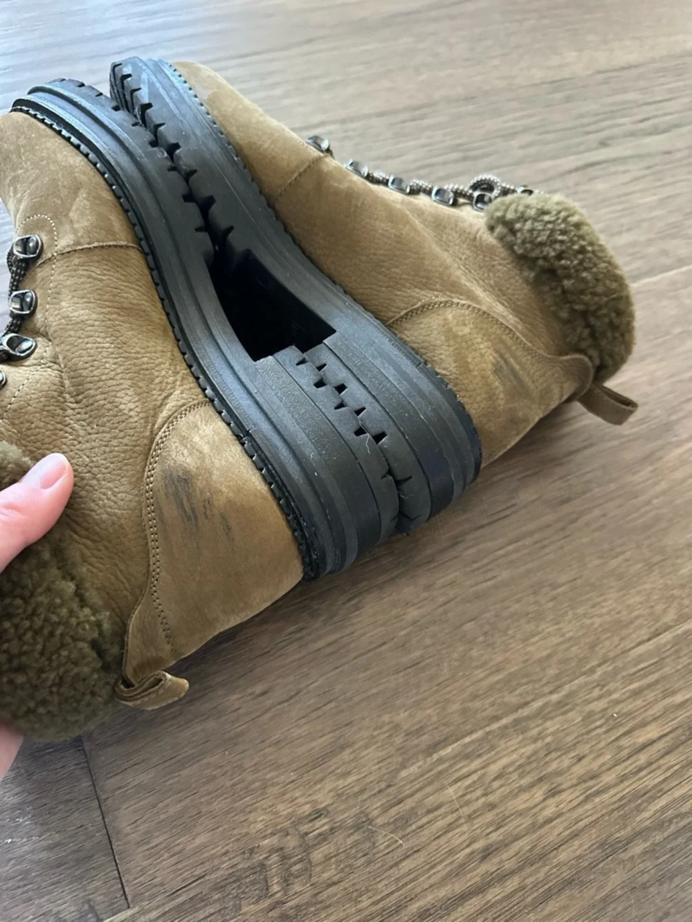 M. Gemi Alpi boots size 39.5 Olive